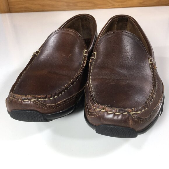Allen Edmonds Boulder Slip On Driving Moccasins Mens Size 10 D Brown Leather main image 4